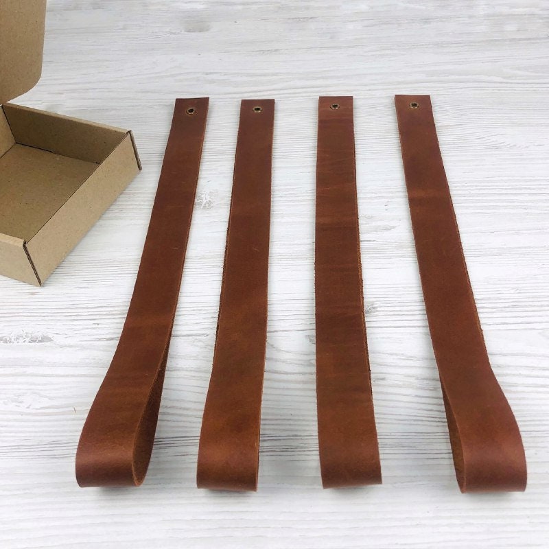 Leather shelf brackets Leather straps for shelf Wall hanging Etsy
