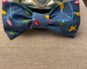 Twinkle Lights Dog Bow/Bowtie