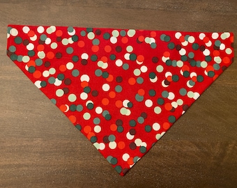 Holiday Dots Dog Bandana