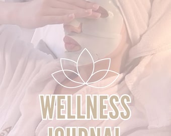 Digital Wellness Journal PDF | Self-Care Planner | Mental Health Tracker | Daily Gratitude & Mood Log | Printable Journal