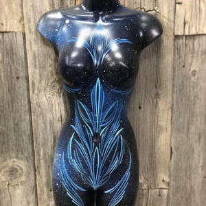 Galaxy Blue Mannequin Torso
