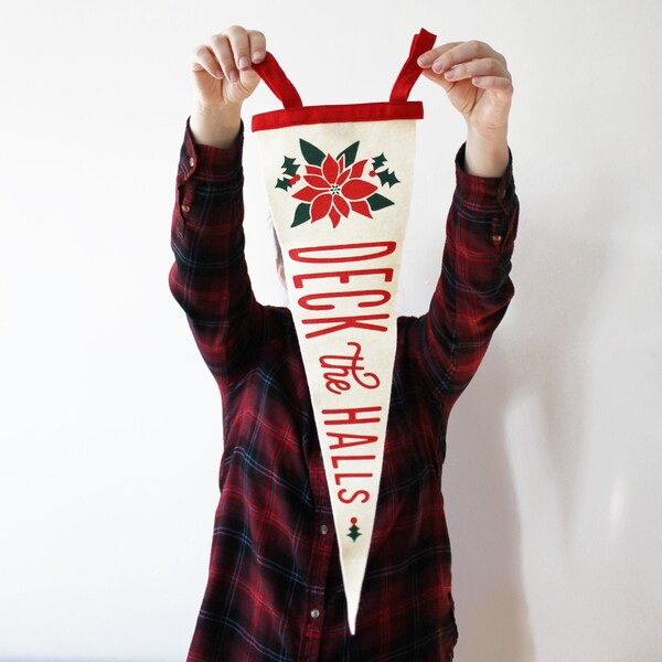 Deck the Halls Holiday Pennant