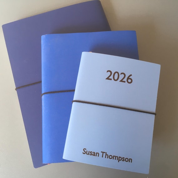 2026 Personalised  Leather Diary