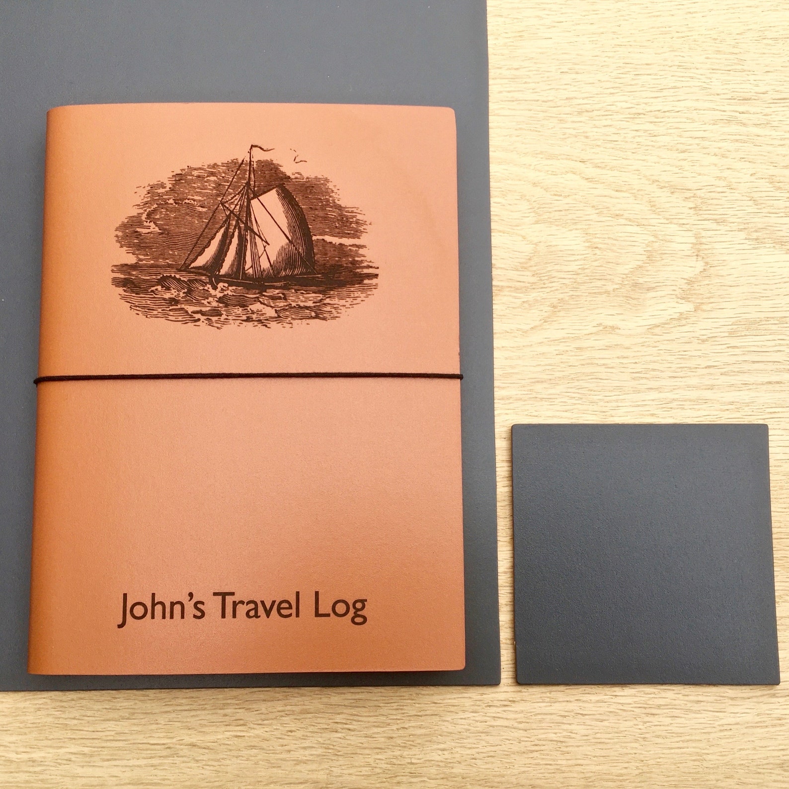 Leather Sailing Boat Log Book. Nautical Notebook Gift. Etsy UK