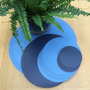 Set of Six Leather Placemats