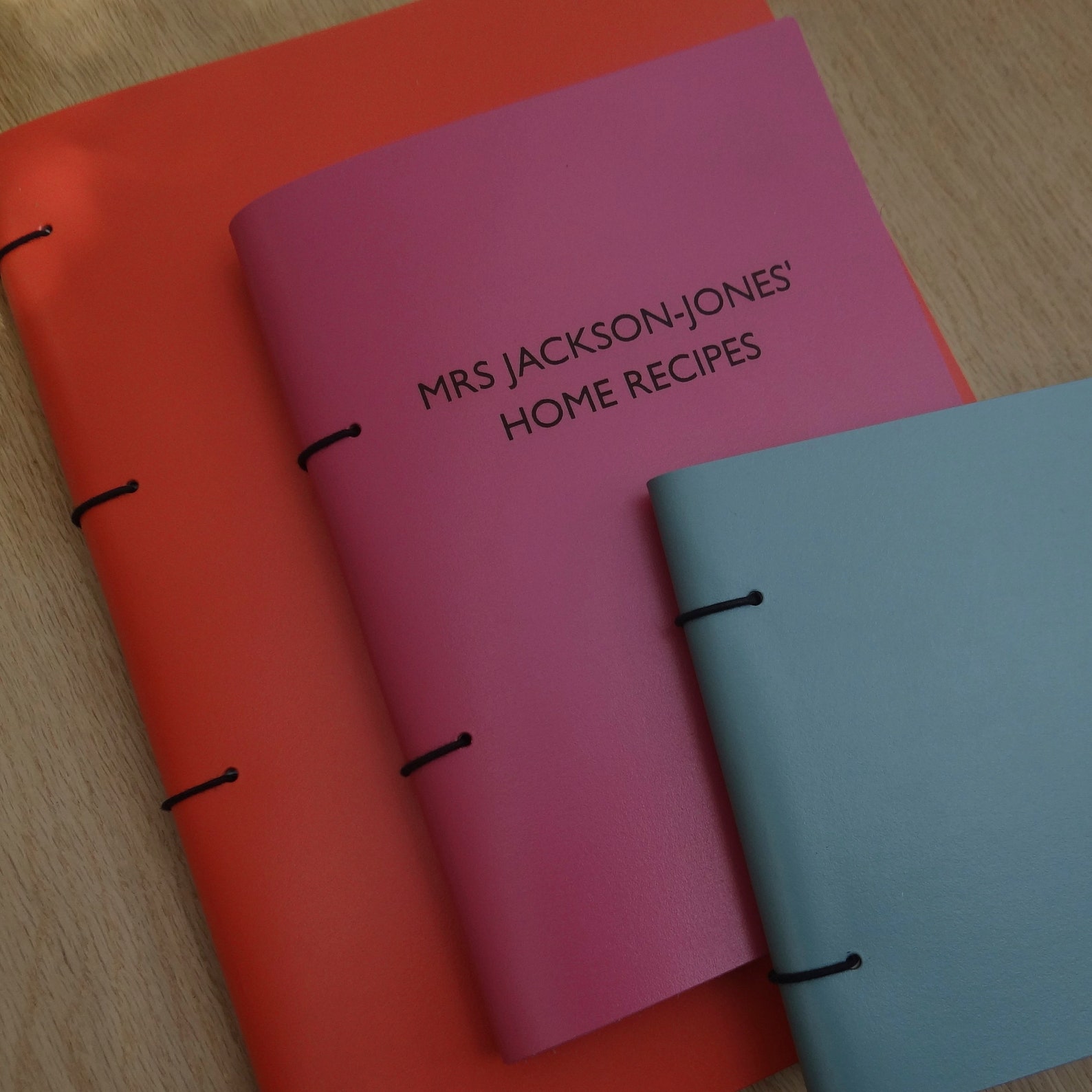 Personalised Leather Recipe Book Etsy UK