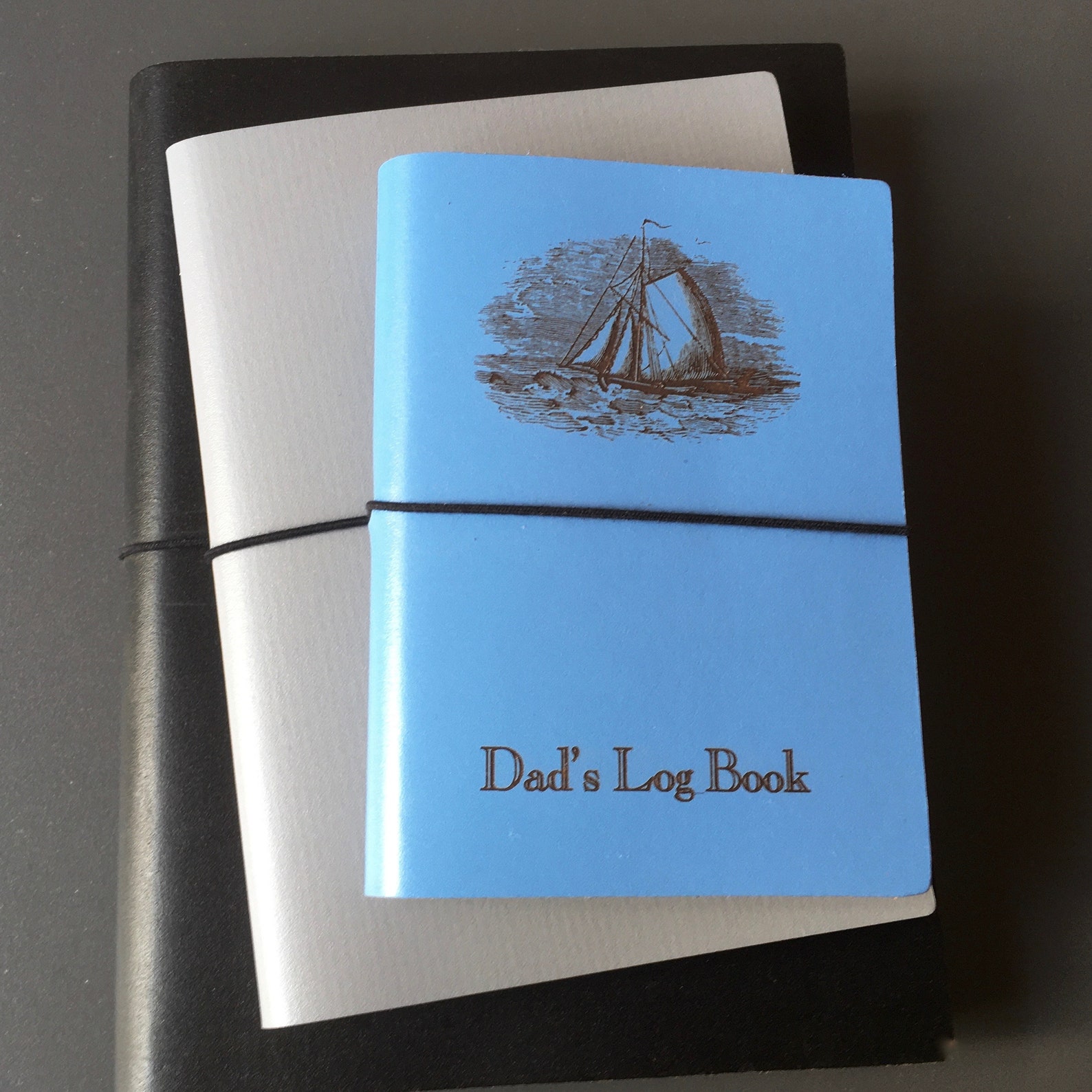 Leather Sailing Boat Log Book. Nautical Notebook Gift. Etsy