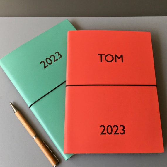 Agenda professionnel publicitaire personnalisé 2024