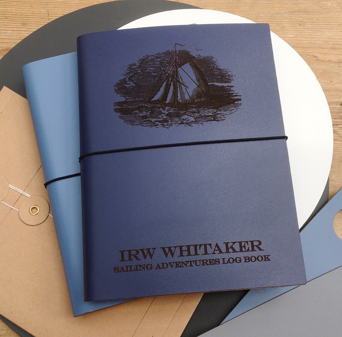 Leather Sailing Boat Log Book. Nautical Notebook Gift. Etsy