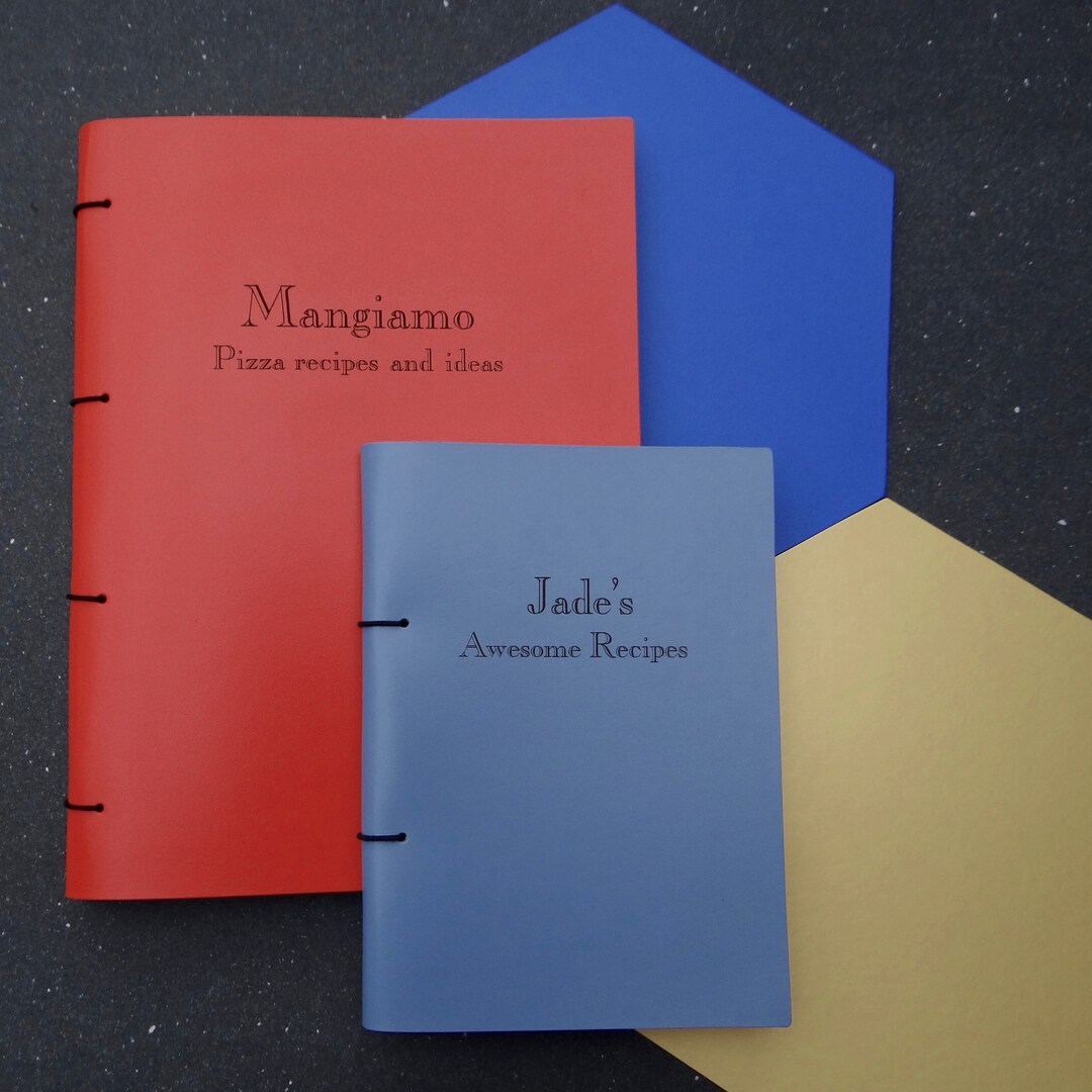 Personalised Leather Recipe Book Etsy UK