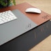 Personalised Leather Desk Mat 