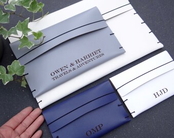 Personalised Leather Travel Wallet