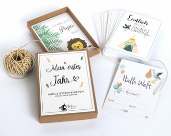 Baby Milestone Cards for Boys and Girls Birth/Baby Shower Gifts for Expectant Parents.