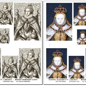 Queen Elizabeth I Printable Download | Etsy
