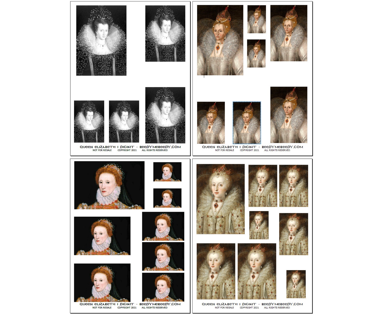 Queen Elizabeth I Printable Download | Etsy