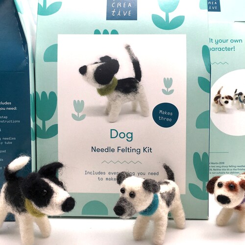 Dog Needle Felting Kit Lovely Craft Kit for Dog Lovers Etsy