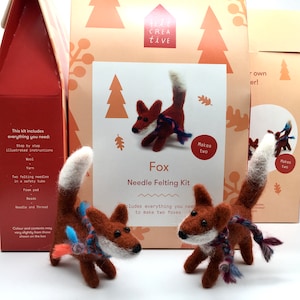 Fox Needle Felting Kit