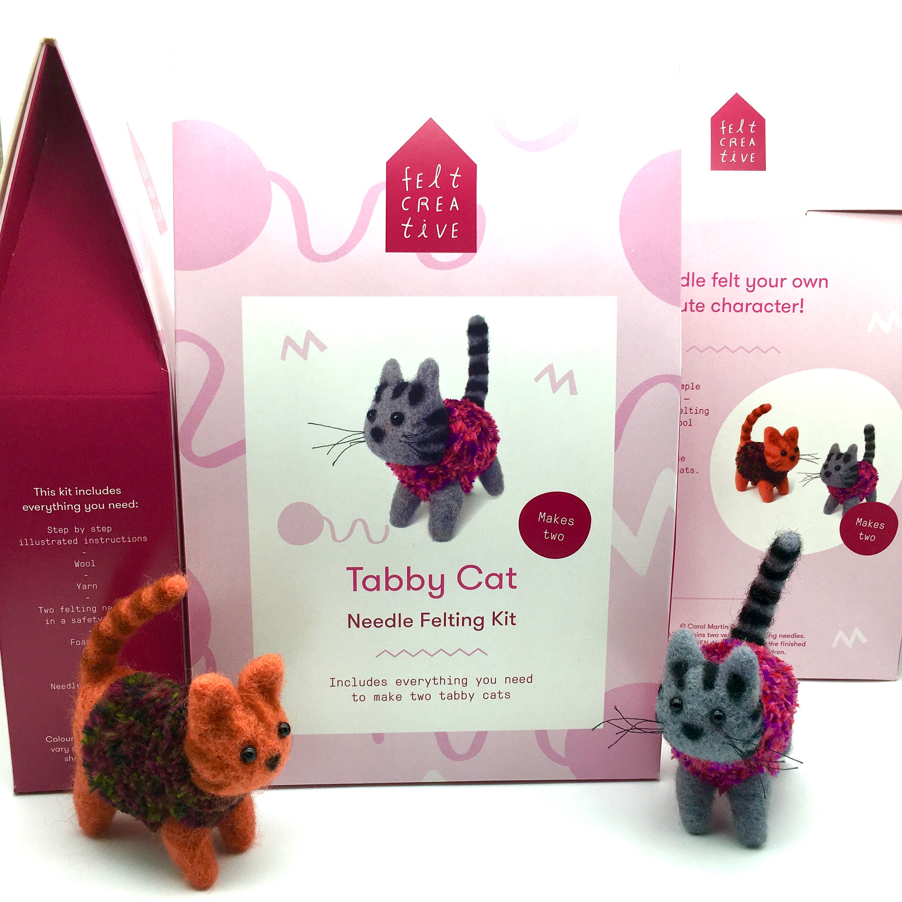 Cat Needle Felting Kit