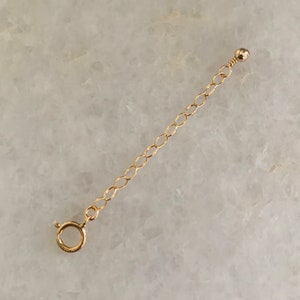 Gold Filled Extension Chain - 14K Gold Filled Extender Chain - Dainty Chain - Add on Gold Chain for Bracelet or Necklace - Gold Extender