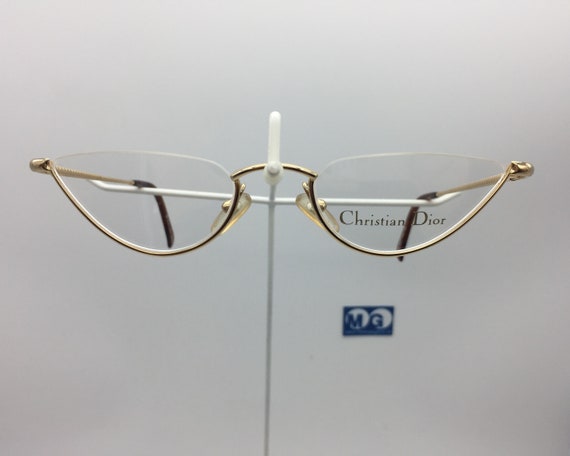 Vintage Dior demi-lune glasses
