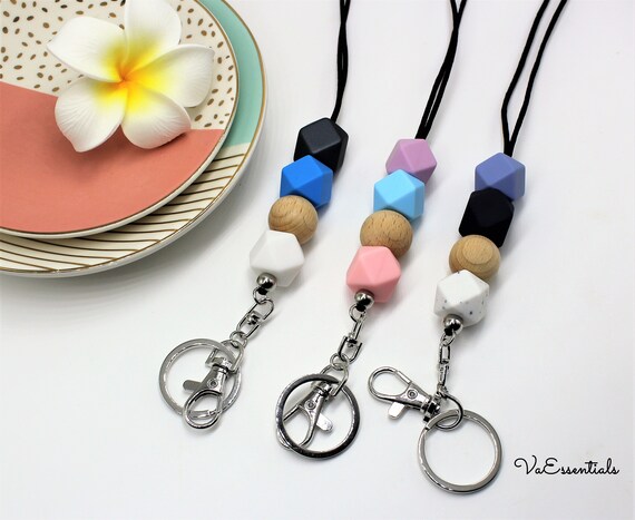 Lanyard Necklace Teacher ID Badge Lanyard Nurse Etsy