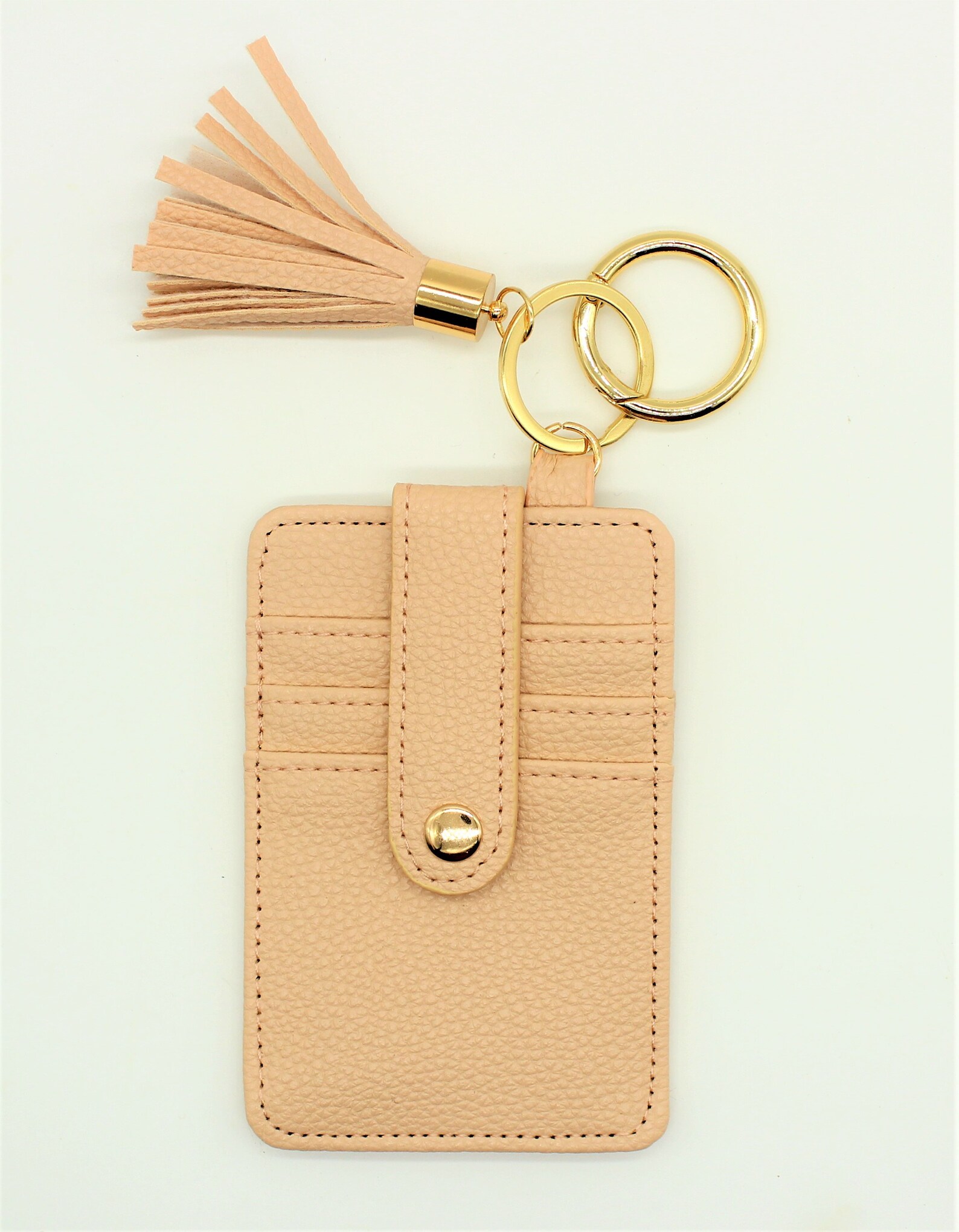 Keychain Wallet ID Card Holder Purse Key Chain With PU Etsy