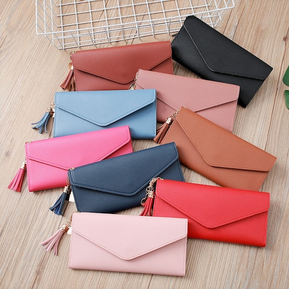 Women's Short Wallet Girl Card Holders Coin Purse Square Trifold