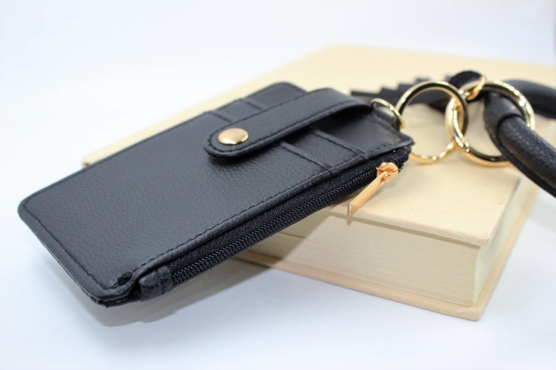Keychain Wallet Wristlet Bangle Bracelet ID Card Holder | Etsy