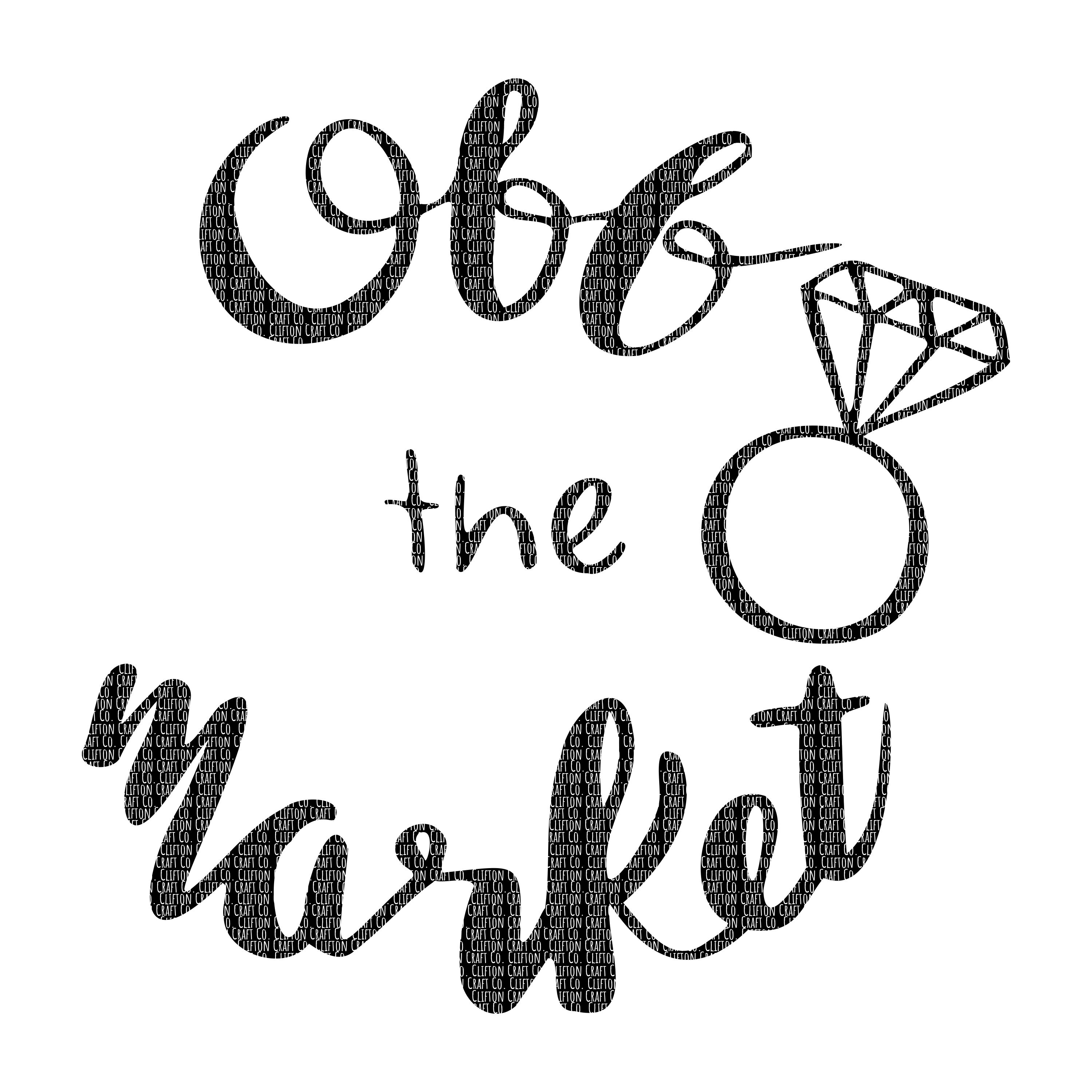 Off Topic Svg Off the Market Svg Files for Cricut & Silhouette - Etsy