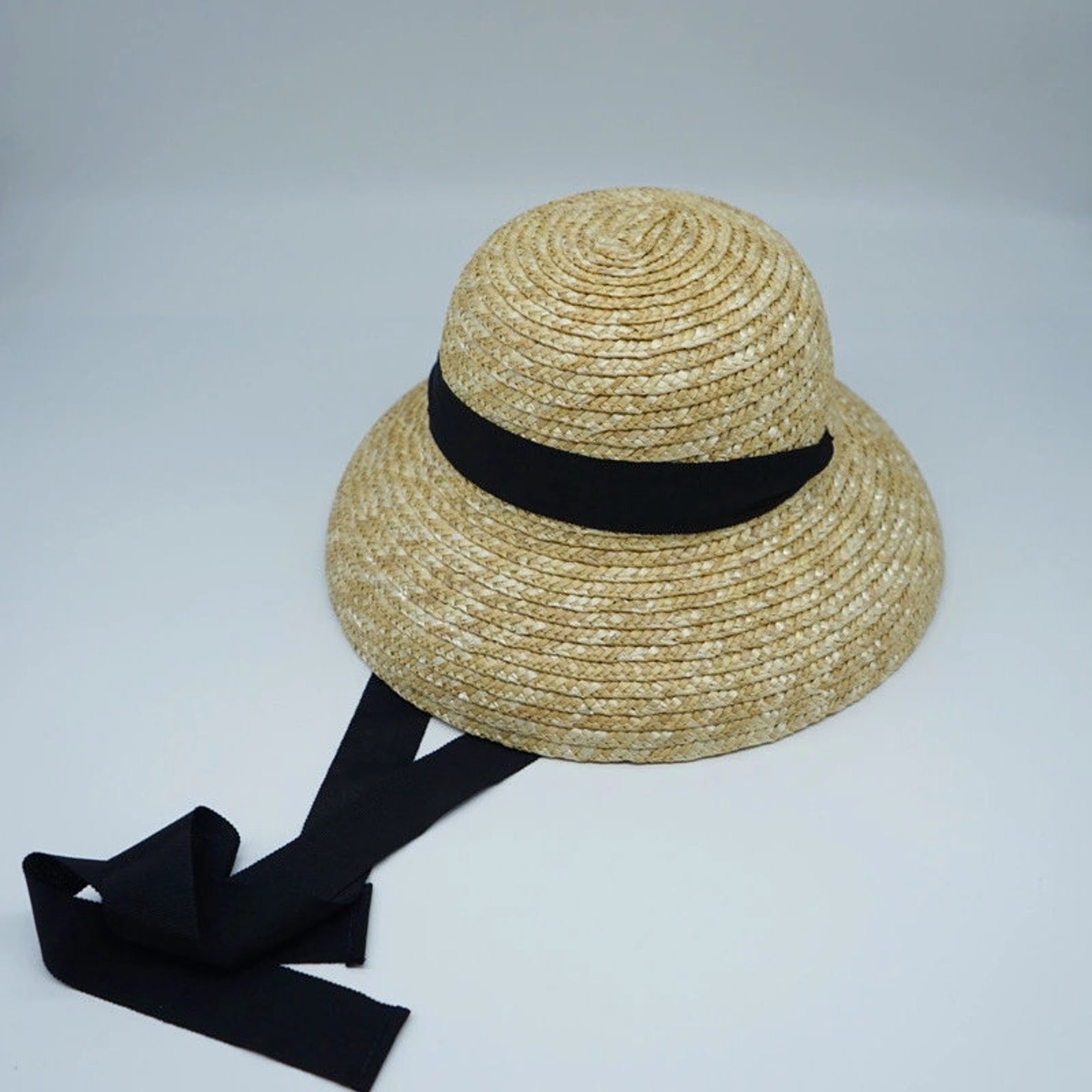 Girls Straw Hat Kids Straw Hat Toddler Straw Hat Natural Etsy