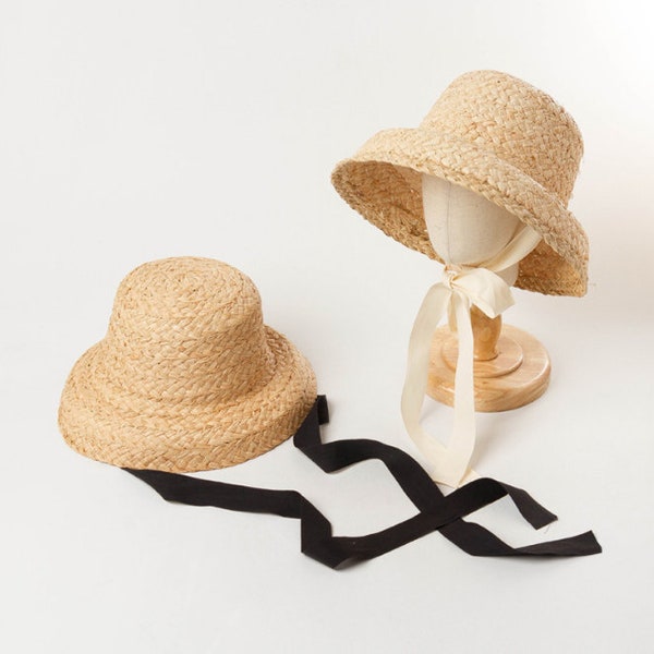 Boys and Girls Luffy Straw Hat Downward Brim travel sun protection holiday Daily use or Photo Props Straw Hat