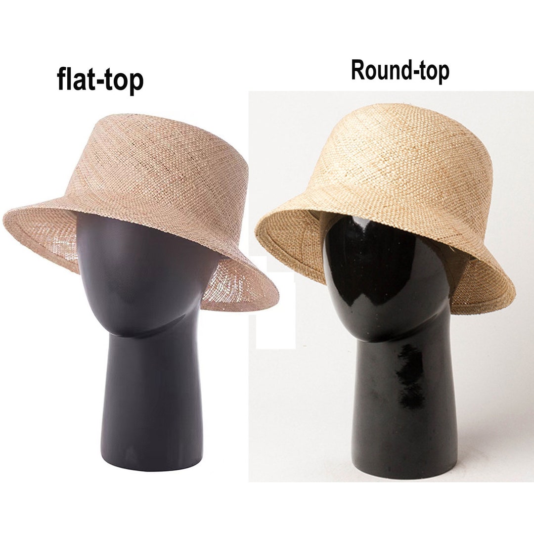 Lamp Shape Straw Hat Women, Bucket Straw Sun Hat, Roundtop/flattop