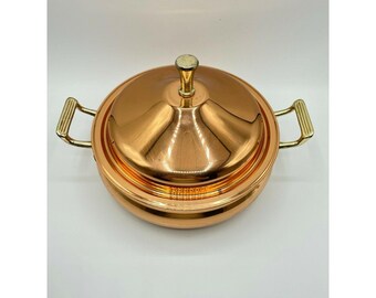 Copper manufactory Weyer Mountain Copper Lid Pot Lid Pans Lid Brass Handle