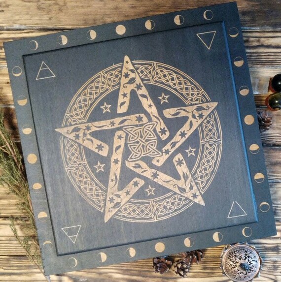 Altar pentagram | Etsy