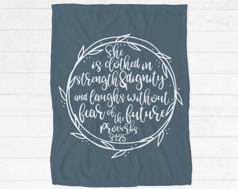 Quote Blanket Etsy