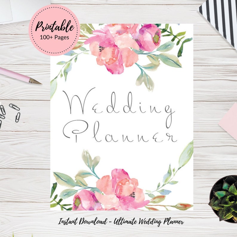 Wedding Planner Printable Wedding Planning Book Printable | Etsy