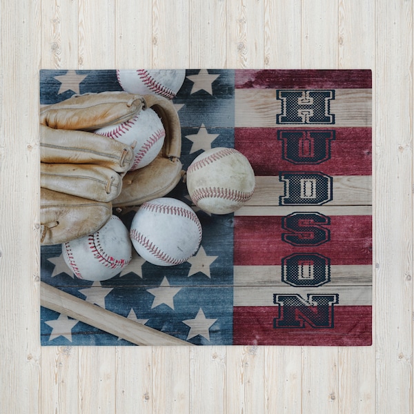 Baseball Blanket Etsy