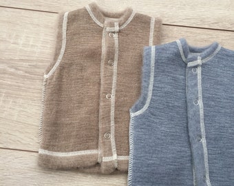 baby wool vest