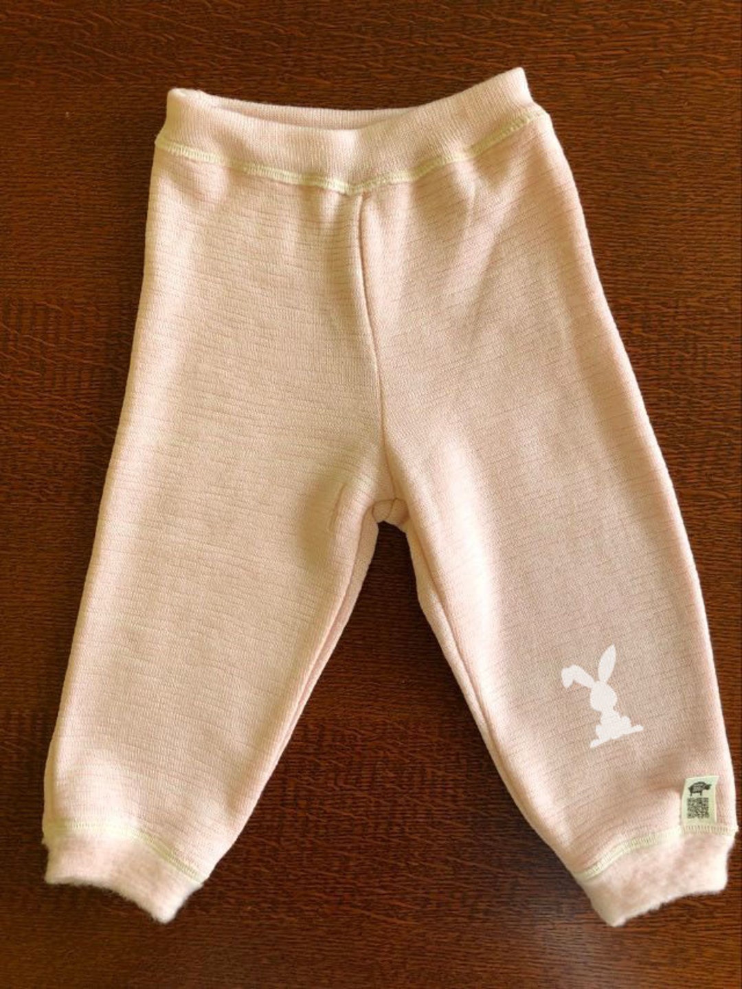 Personalised Merino Wool Baby Pants, Wool Baby Clothes, Organic Merino
