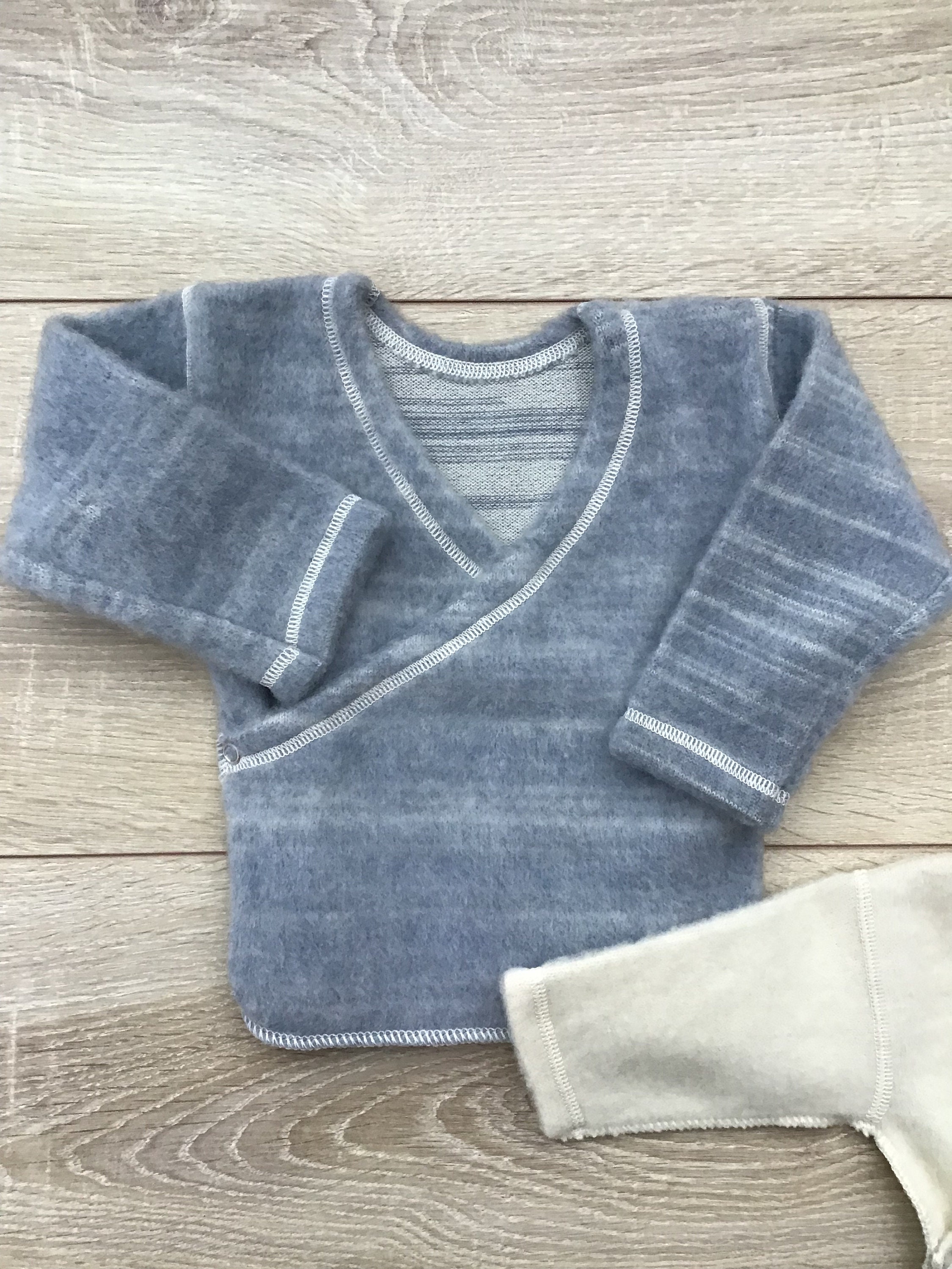 Merino wool baby clothes Baby wrap cardigan Baby jacket Wool Etsy