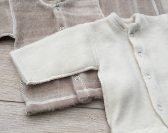 Merino wool baby jacket Baby cardigan Baby sweater Wool baby clothes Organic Merino Wool Unisex Kids Top Organic baby clothes