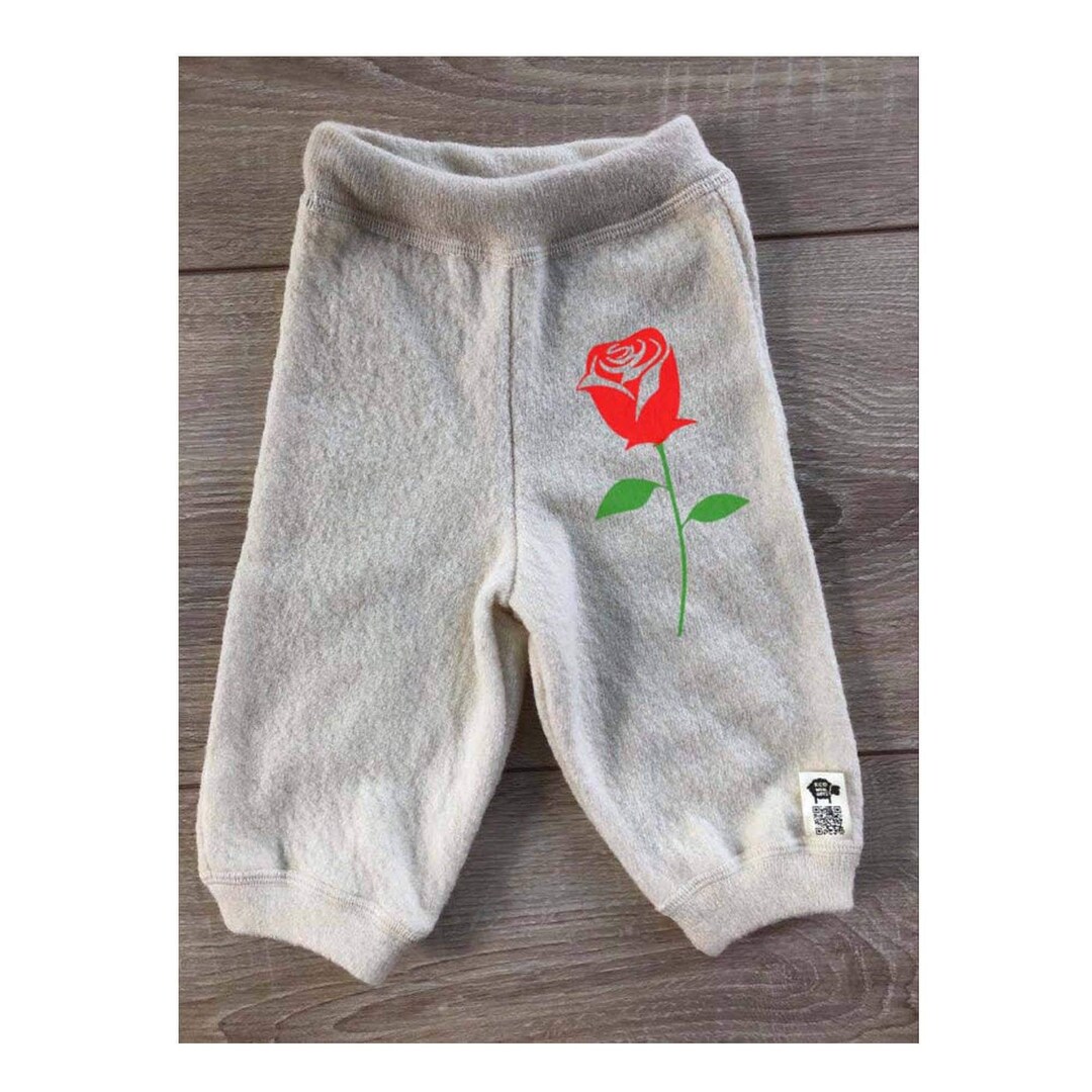 Personalised Merino Wool Baby Pants, Wool Baby Clothes, Organic Merino