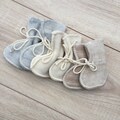 Organic Merino Wool Newborn Booties product logo