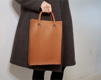 "The HUE Kennedy Aktentasche V, Togo Leder Aktentasche, Handgemachte Tasche, Designer Tasche, Geschenk für Sie, Designer Tasche,Laptoptasche,Aktentasche,Ledertasche."