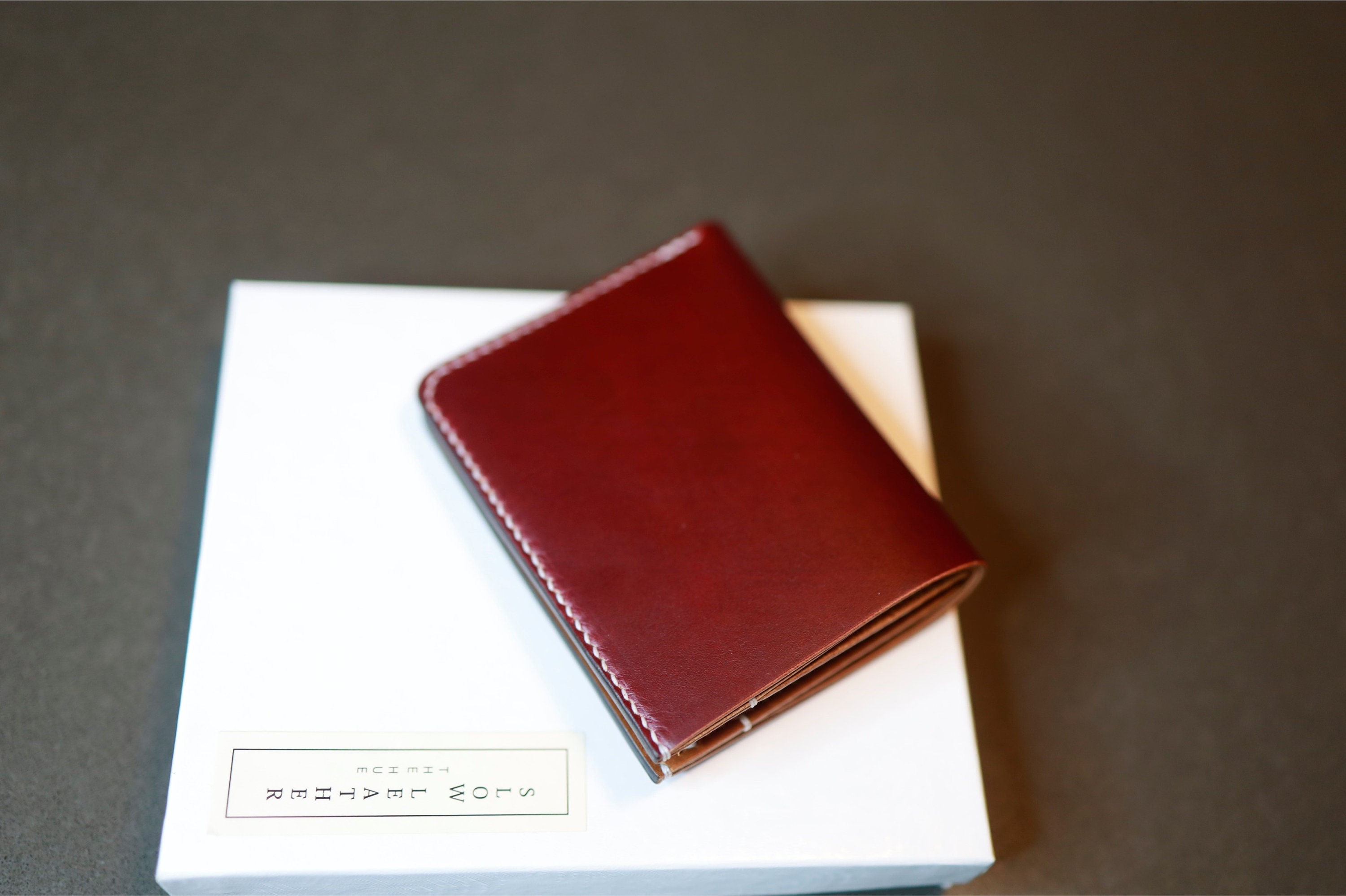 Horween Chromexcel Leather Wallet, Buttero Leather Card Slot Horween Chromexcel Leather Wallet, Buttero Leather Card Slot