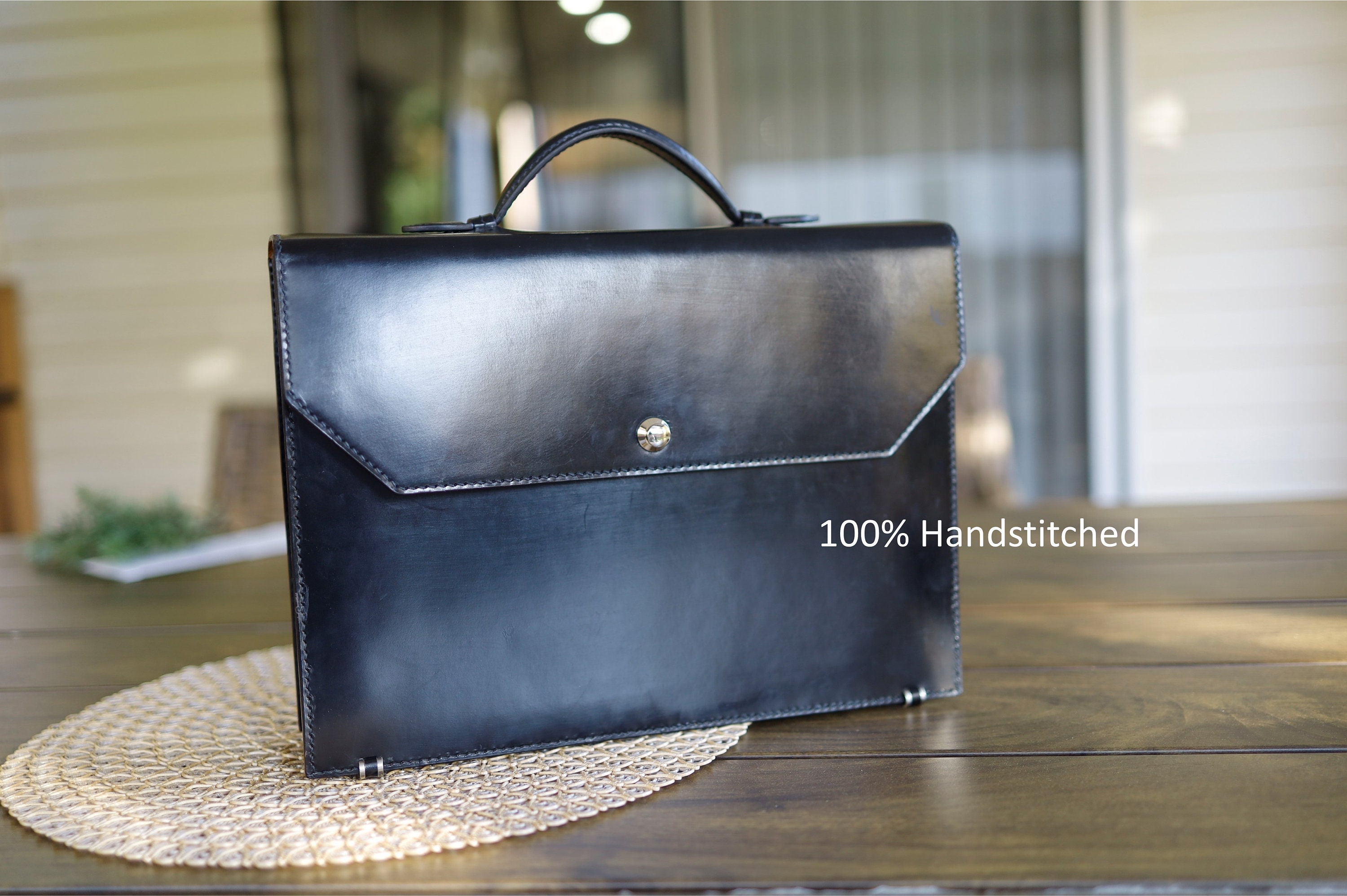 The HUE Cambie Bag Premium Epsom Leather Handmade Bag 