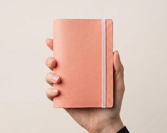 Custom Fit Leather Notebook Cover in German Noblessa – Midori MD, Hobonichi, Moleskine, Field Notes and Nolty