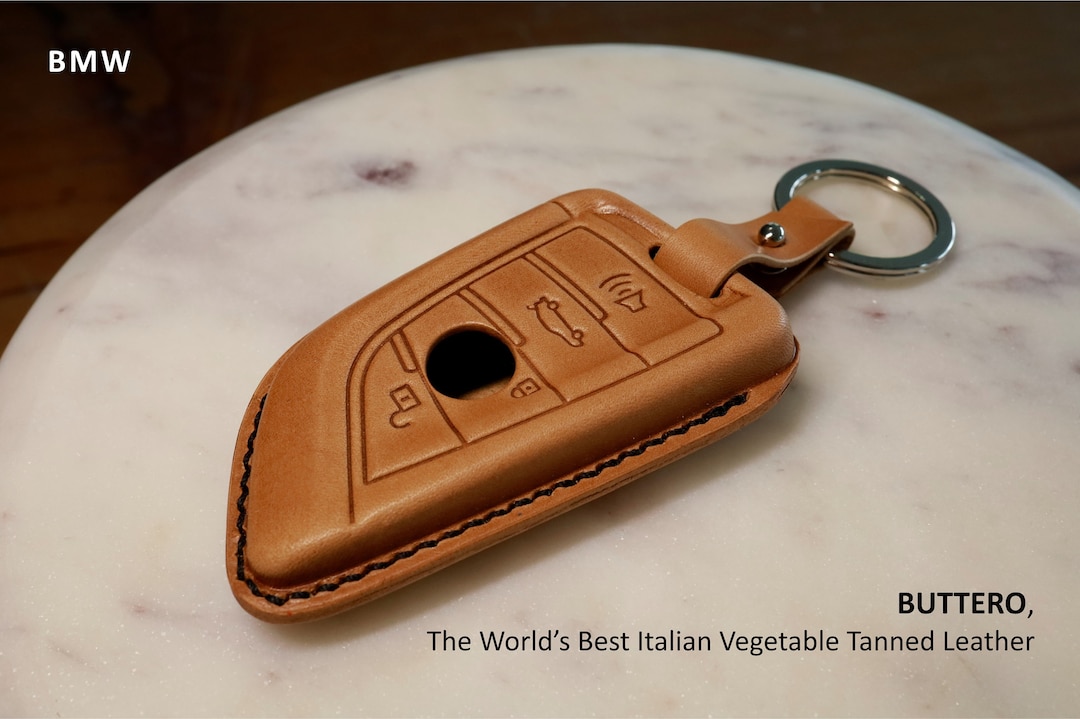 Buttero/cordovan Leather BMW Key Leather Case, BMW Key Fob Cover, BMW ...
