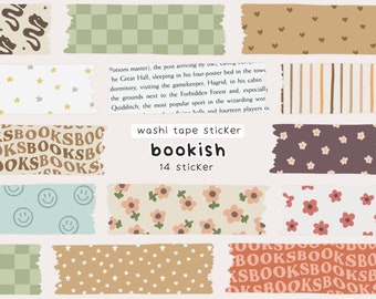 Digital Washi Tape, Masking Tape, Scrapbook Elements, Instagram Story Stickers, Goodnotes Stickers, Bullet Journal Stickers, Books Washi Tape
