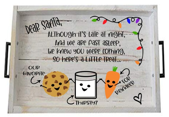 Download Santa Tray Svg Christmas Eve Tray Santa Tray Color Santa Etsy PSD Mockup Templates